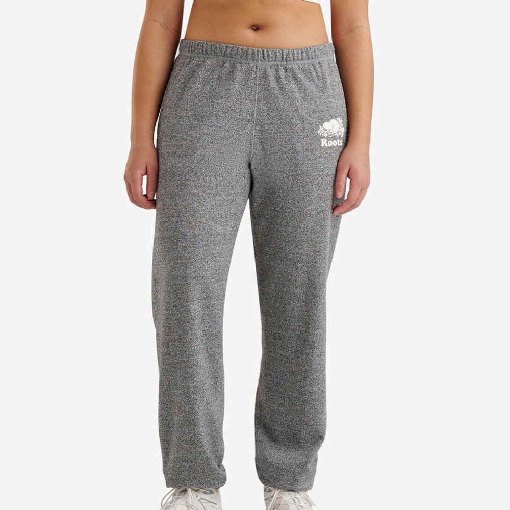 ROOTS Organic Original BF Sweatpant in Salt & Pepper
